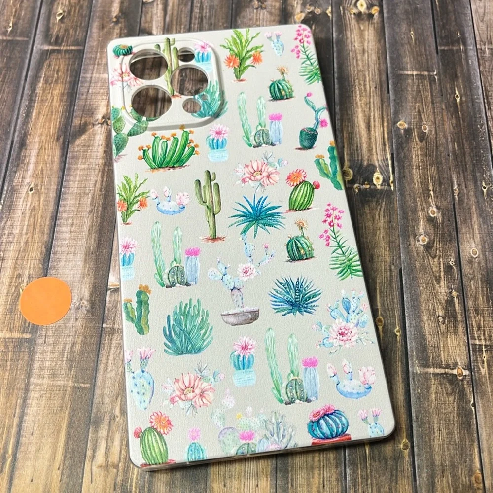 5for$10 Cactus iPhone 12 Pro Max Square Case Succulent Plants Botanical NWT